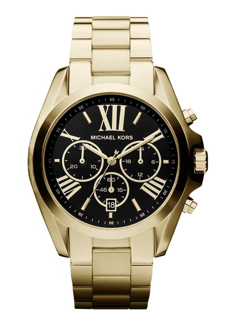 michael kors horloge dames zwart goud|Designerhorloges voor dames en heren .